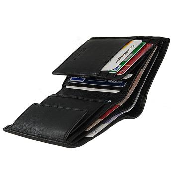 Herren Geldbörse Echtleder Herrenbörse Geldbeutel mit RFID Blocker 60946
