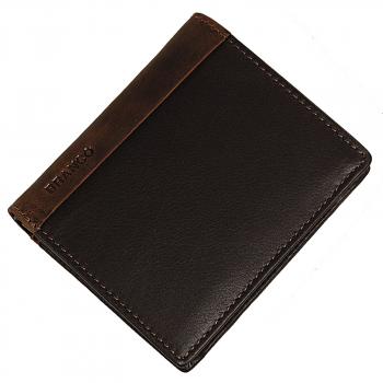 Geldbörse Leder Herrenbörse RFID Schutz Münzgeldfach Reißversluss 60948