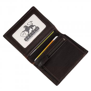 Geldbörse Leder Herrenbörse RFID Schutz Münzgeldfach Reißversluss 60948