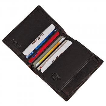 Geldbörse Leder Herrenbörse RFID Schutz Münzgeldfach Reißversluss 60948