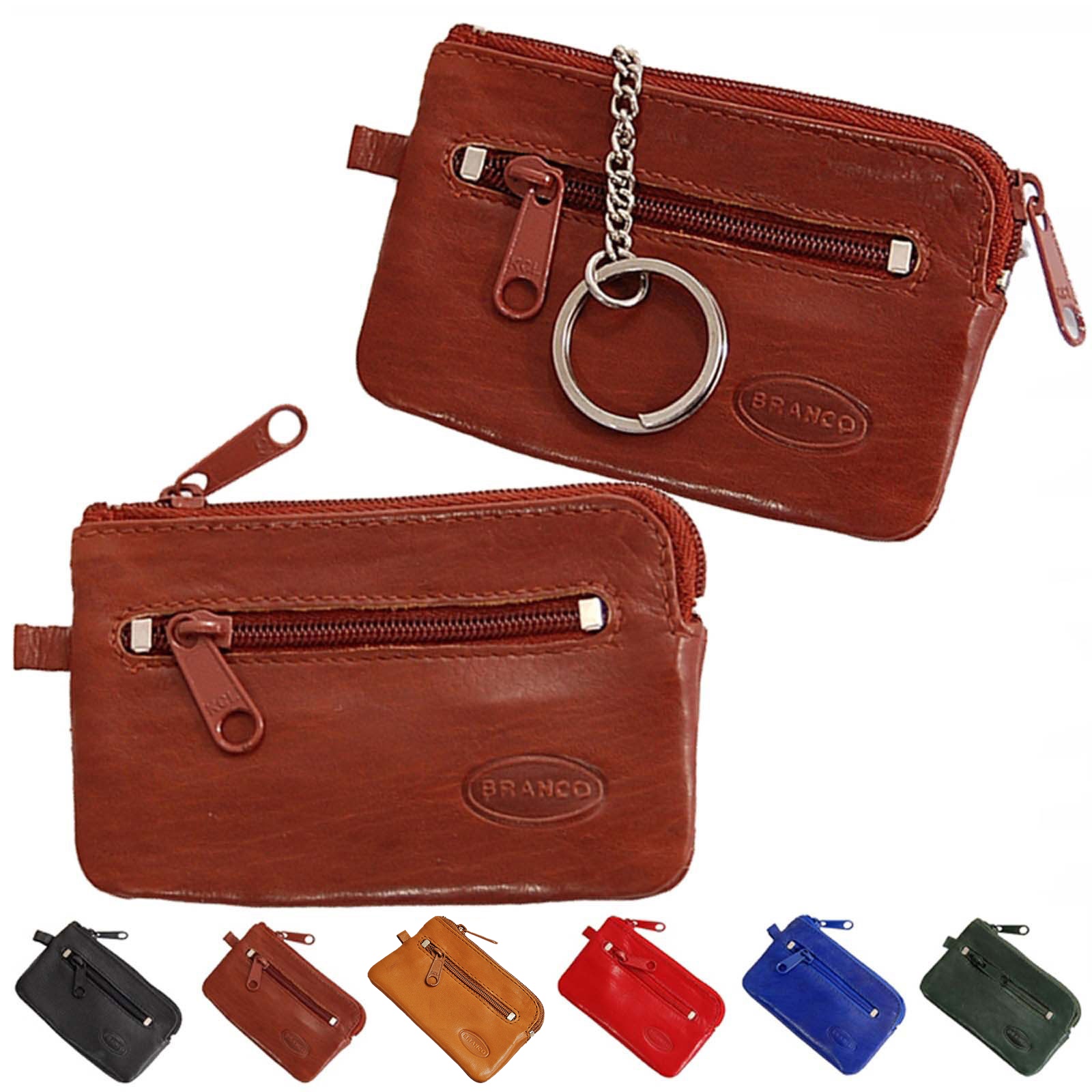 Branco E-Flagship Store - Leder Schlüsseltasche Schlüsseletui  Schlüsselmappe Schlüssel Etui 48773