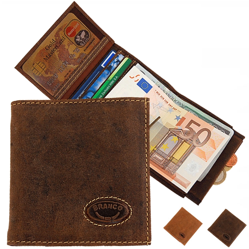 Branco E Flagship Store Leder Herren Dollarclip Geldborse Portemonnaie Geldbeutel Borse