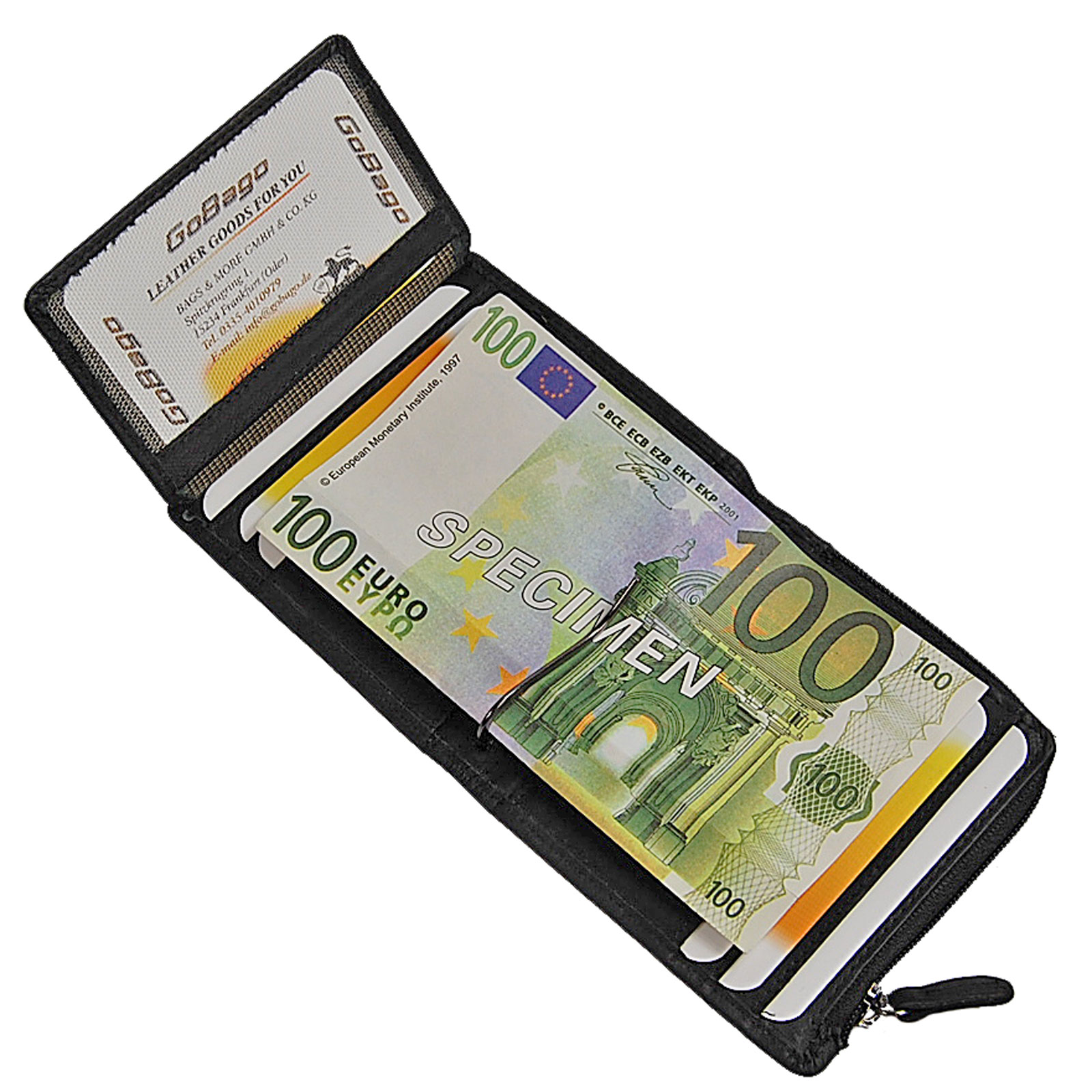 Herren-Geldbörse Aus Echtem Leder Mit RFID-Schutz  Produktbild-Vorschau 1