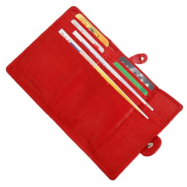 Leder Damen Geldbörse Portemonnaie Geldbeutel Basic 227
