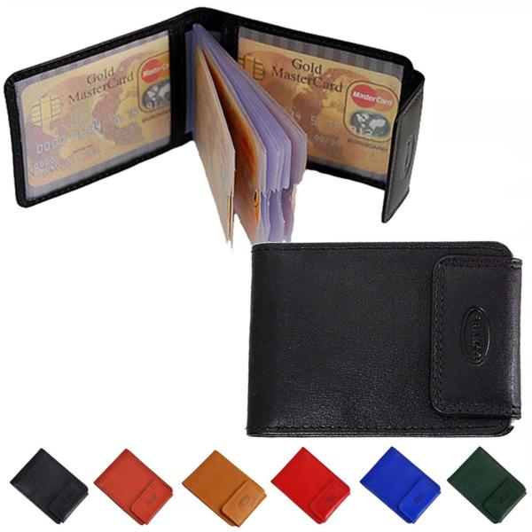Kreditkartenetui Leder Kretditkartenmappe RFID Schutz Kreditkartenhülle 361