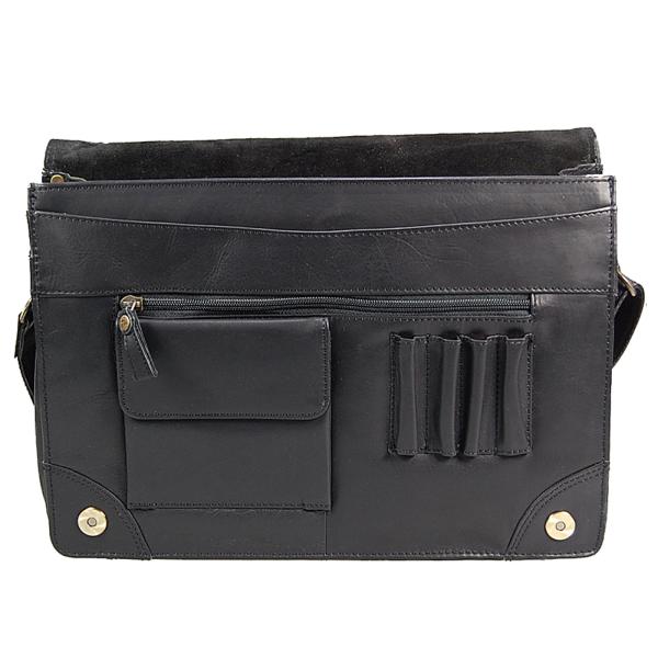 Umhängetasche Leder Schultertasche Tasche Messenger Bag 38240