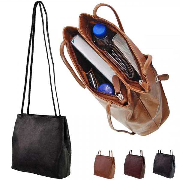 Leder Shopper Damen Handtasche Tasche 39003