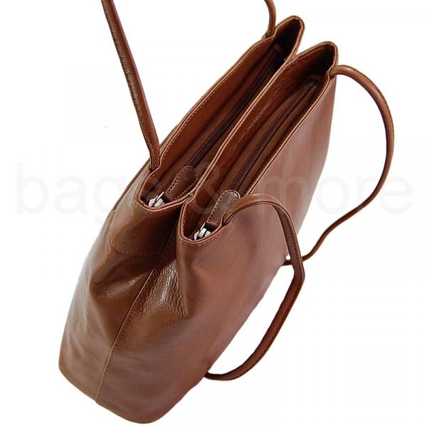 Leder Shopper Damen Handtasche Tasche 39003