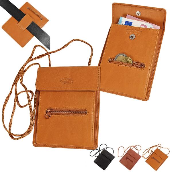 Leder Brustbeutel Brusttasche Gürteltasche Gürtelbörse 423
