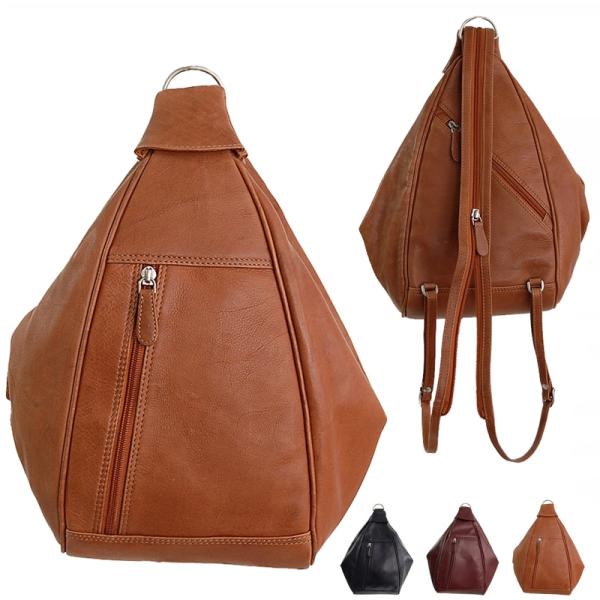 Leder Damen Rucksack Matchsack 5555
