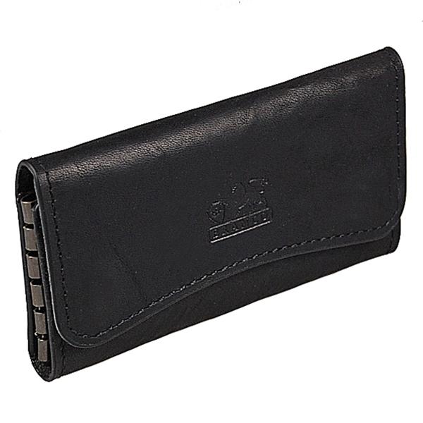 Schlüsseltasche Leder Schlüsseletui Schlüsselmappe mit Karabinerhaken 61116