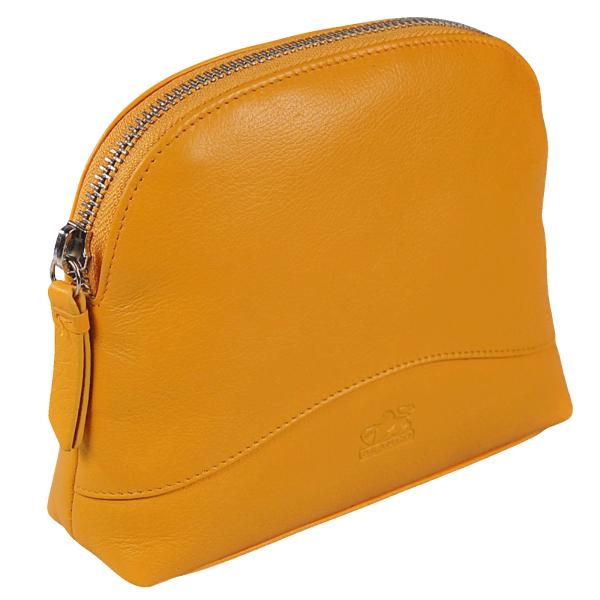 Kosmetiktasche Echt Leder Kosmetiketui Schminktasche Beauty Tasche 91165