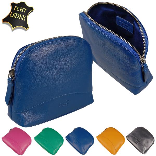 Kosmetiktasche Echt Leder Kosmetiketui Schminktasche Beauty Tasche 91165