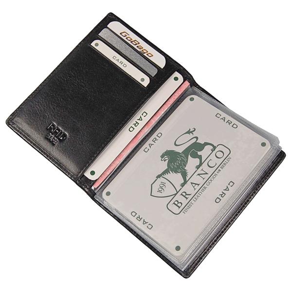 Ausweisetui Leder Ausweishülle Kreditkartenetui Ausweismappe Kartenetui 91303