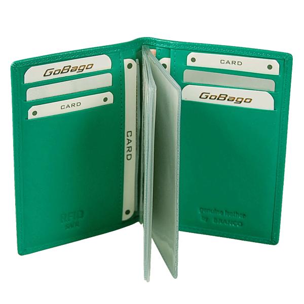 Ausweisetui Leder Ausweishülle Kreditkartenetui Ausweismappe Kartenetui 91303