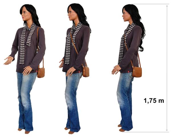 kleine Damen Umhängetasche Leder Schultertasche 5582