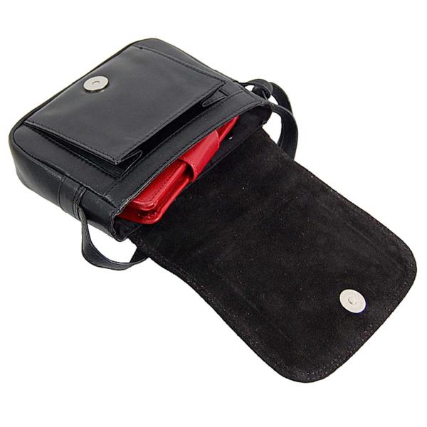 kleine Damen Umhängetasche Leder Schultertasche 5582