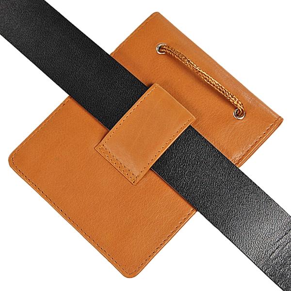 Leder Brustbeutel Brusttasche Gürteltasche Gürtelbörse 423