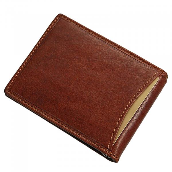 Herren Geldbörse Leder Dollarclip mit Münzfach Geldbeutel Geldclip 16749