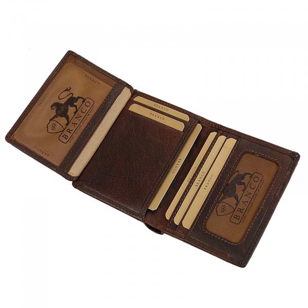 Kleine handliche Geldbörse Leder Gelbeutel für Damen oder Herren 16907