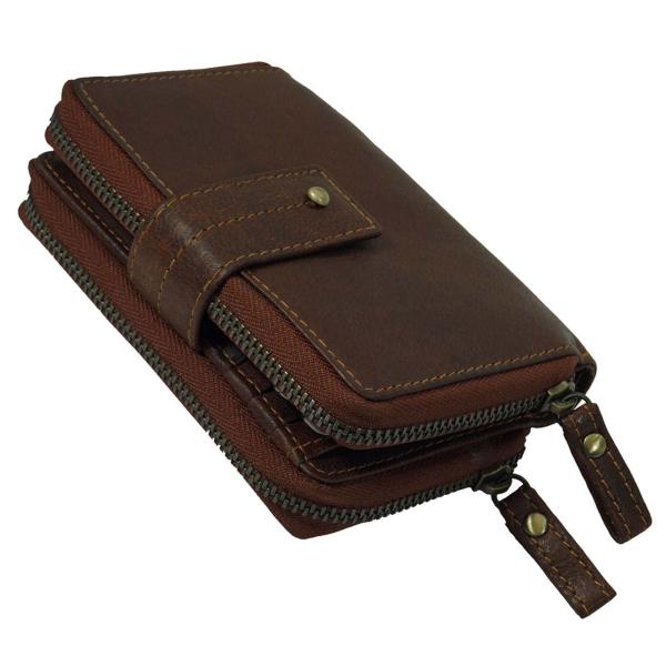 Damen-Geldbörse Leder Damenbörse Portemonnaie Geldbeutel Geldtasche  79274