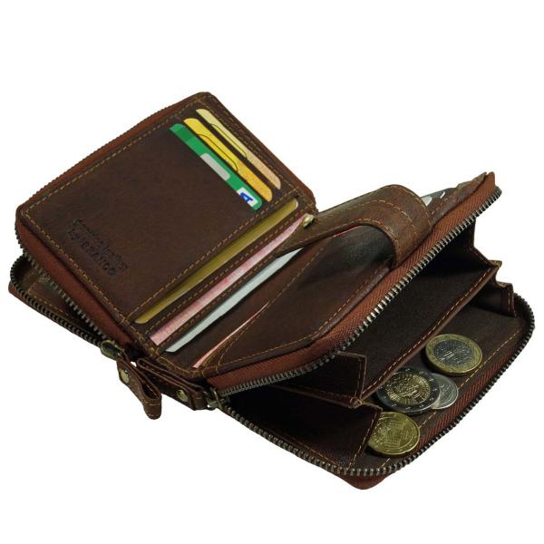 Damen-Geldbörse Leder Damenbörse Portemonnaie Geldbeutel Geldtasche  79274