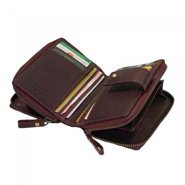 Damen-Geldbörse Leder Damenbörse Portemonnaie Geldbeutel Geldtasche  79274