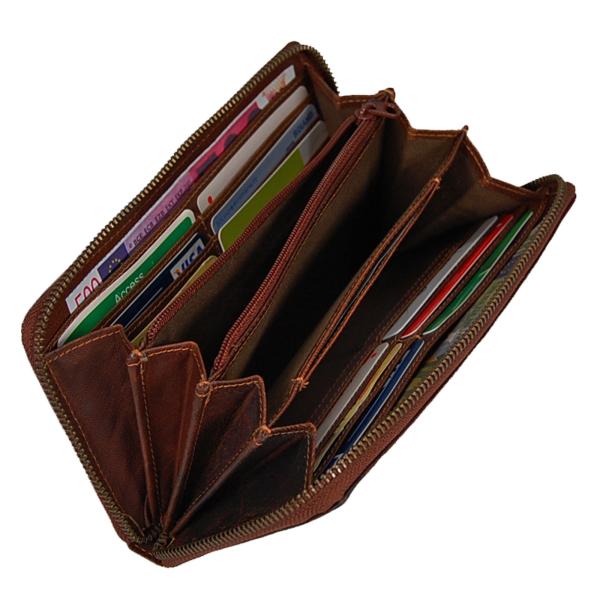 Damen Geldbörse Leder Damenbörse Portemonnaie Geldbeutel 79593