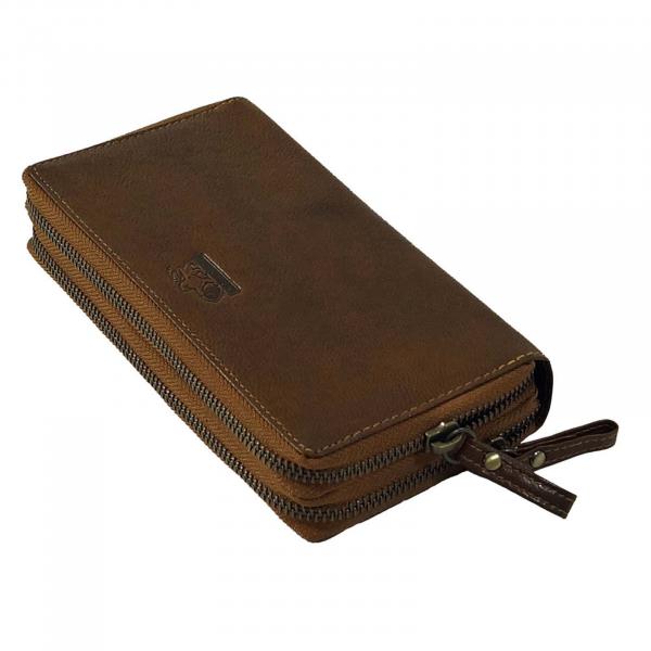 extra große Damen Geldbörse Leder Damenbörse Portemonnaie Geldbeutel 79594