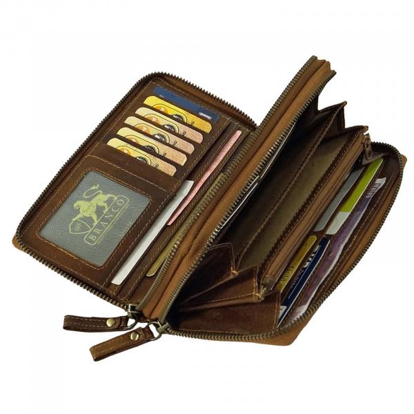 extra große Damen Geldbörse Leder Damenbörse Portemonnaie Geldbeutel 79594