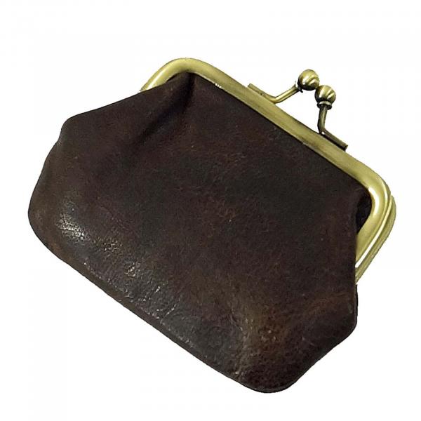 Knips-Börse Damen Geldbörse Leder Damenbörse Portemonnaie Geldbeutel 79766