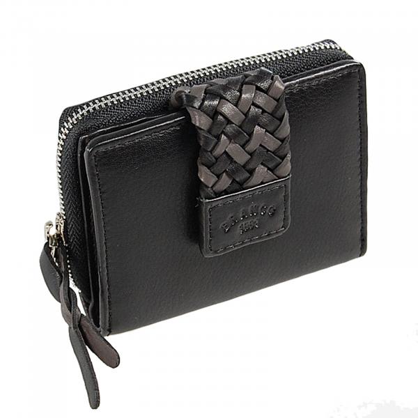 Damen Geldbörse Echt Leder Geldbeutel Portemonnaie RFID Damenbörse 56669