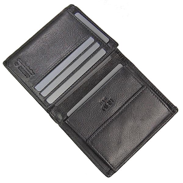 Herren Geldbörse Leder Herrenbörse RFID Geldbeutel kleines Portmonee 95059