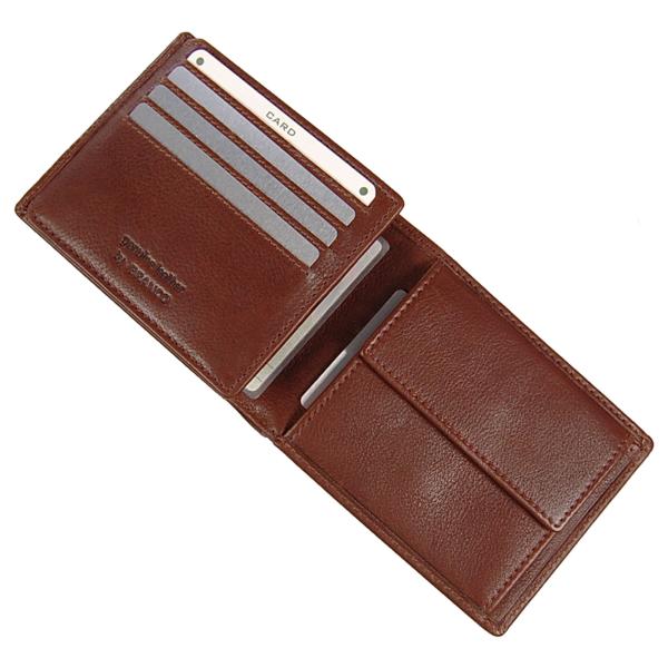 praktischer Leder Geldbeutel RFID protected Scheintasche Geldbörse Herren Portemonnai Börse 95392