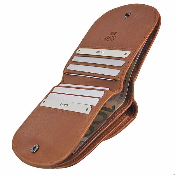 Damen Geldbörse Leder Portemonnaie RFID Schutz Geldbeutel Damenbörse Börse 95605