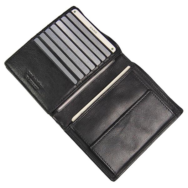 Herren Geldbörse Leder Geldbeutel RFID protected Portemonnaie Kombibörse Börse 95627