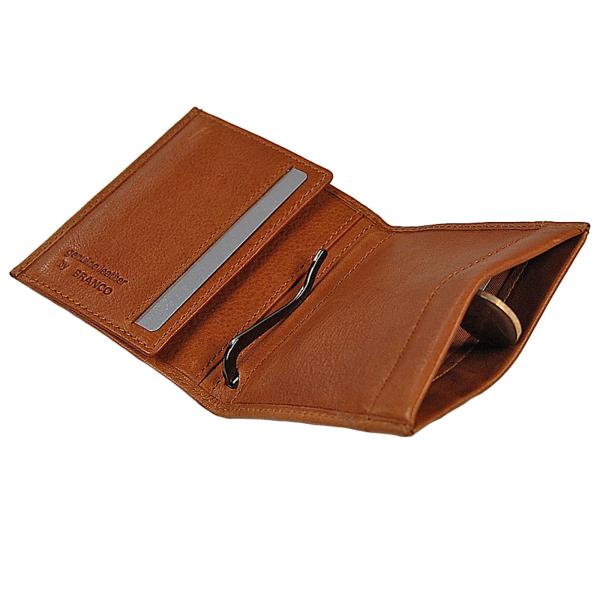 Dollarclip Herren Geldbörse Leder Geldbeutel RFID protected Portemonnaie 95795