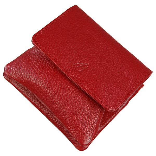 Damenbörse Echt Leder Damen Geldbörse Knipsbörse Bügelbörse Geldbeutel 62584