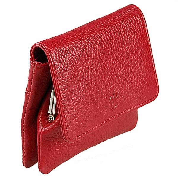 Damenbörse Echt Leder Damen Geldbörse Knipsbörse Bügelbörse Geldbeutel 62584