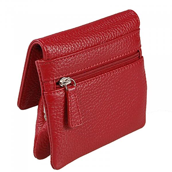 Damenbörse Echt Leder Damen Geldbörse Knipsbörse Bügelbörse Geldbeutel 62584