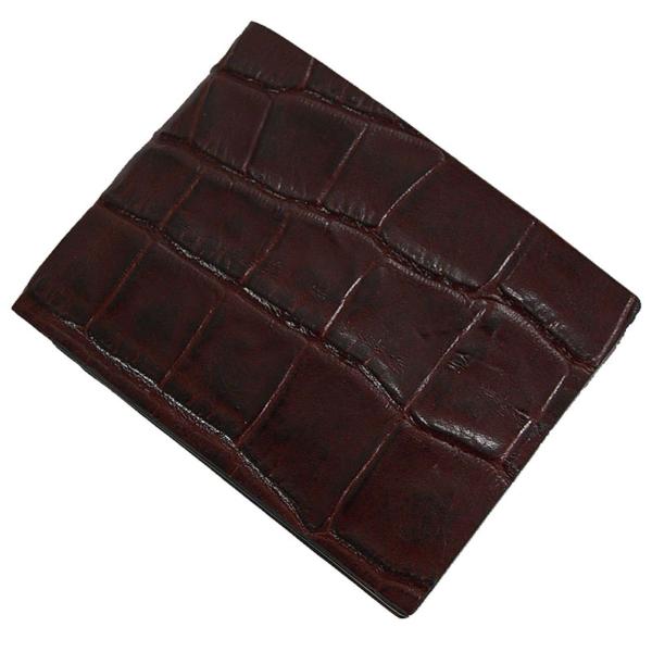 Exklusive Croco Leder Herren Geldbörse Scheintasche 80351
