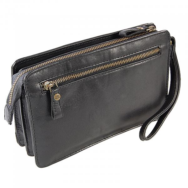 Herren Handgelenktasche Leder Herrentasche Gelenktasche Business 38495