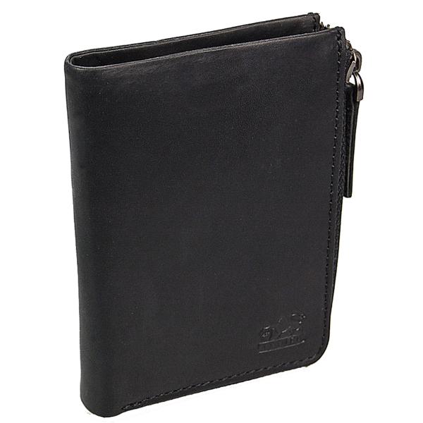 RFID Leder Herren Geldbörse Wiener Kiste Geldbeutel mit Reißverschluss 61007
