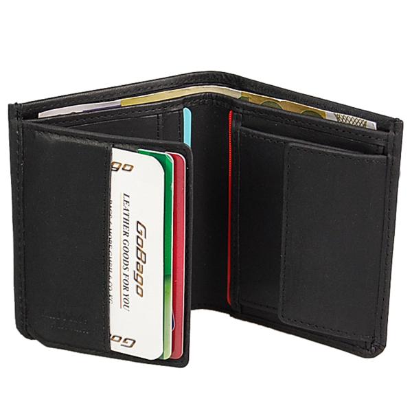 Herren Geldbörse Leder Herrenbörse RFID Geldbeutel kleines Portmonee Kombibörse 61543