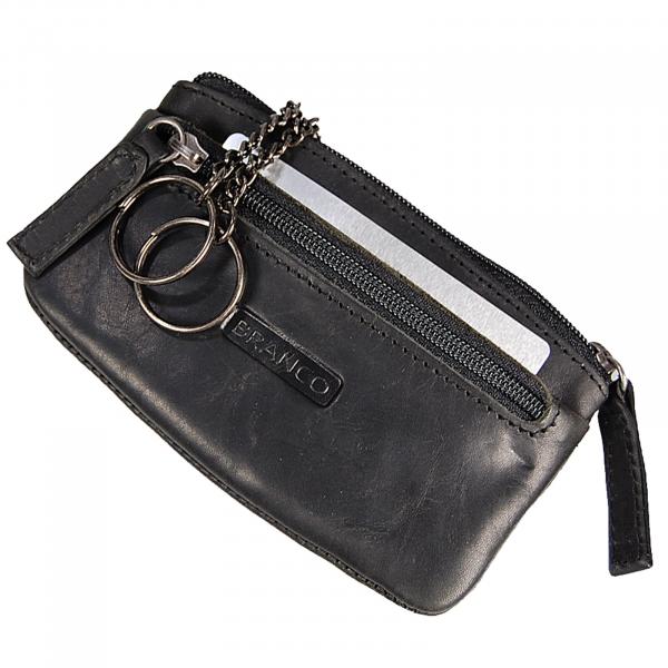 Schlüsseltasche Leder Schlüsseletui Schlüsselmappe Auto Etui Tasche 34018