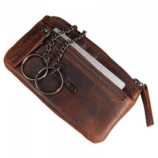 Schlüsseltasche Leder Schlüsseletui Schlüsselmappe Auto Etui Tasche 34018