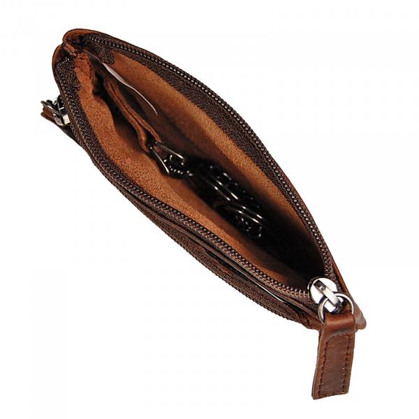 Schlüsseltasche Leder Schlüsseletui Schlüsselmappe Auto Etui Tasche 34018