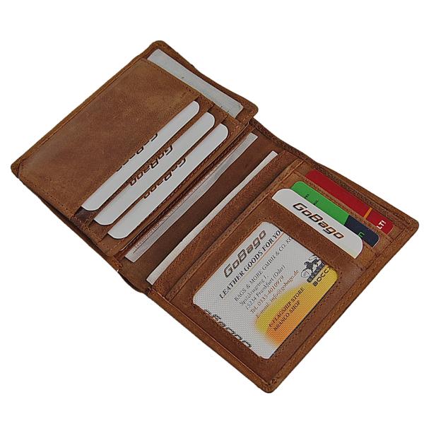 Ausweisetui Ausweismappe Ausweishülle Leder Geldbörse Scheinfach 47352