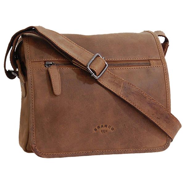Branco Umhängetasche Leder Schultertasche Messenger Bag 44203