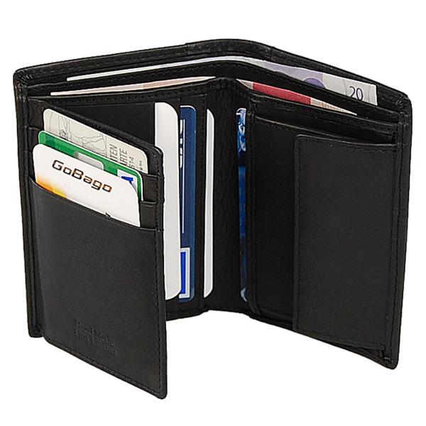 Herren Geldbörse Echtleder Herrenbörse Geldbeutel mit RFID Blocker 60946